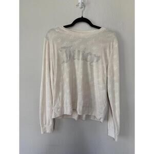 Juicy couture long sleeve very soft pj top only NWT size medium